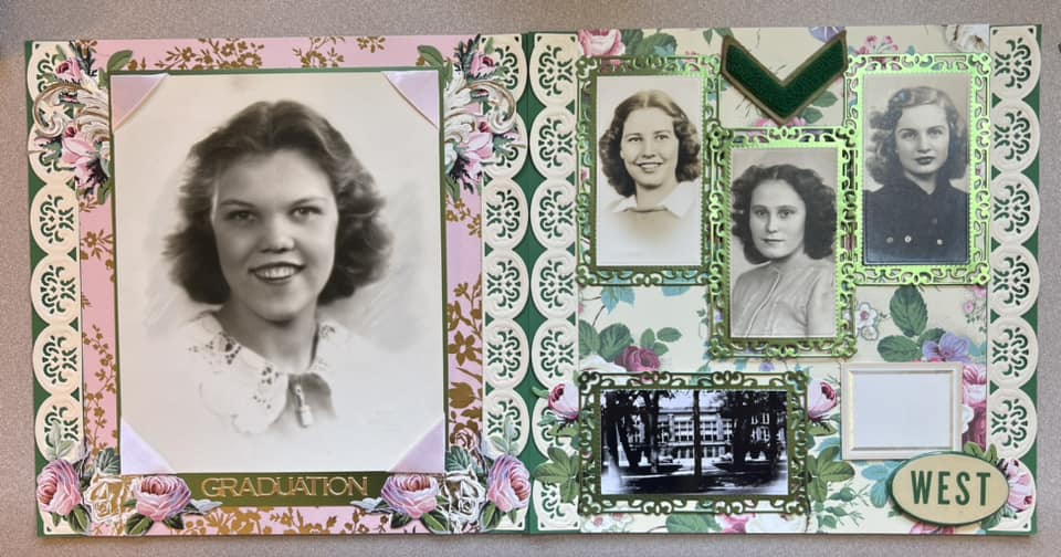 a picture of a woman's face in a picture frame.