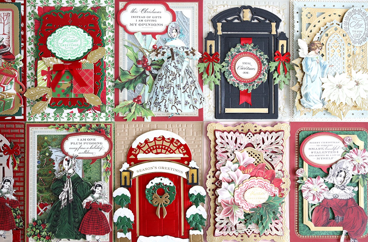 Christmas cards, decorations.