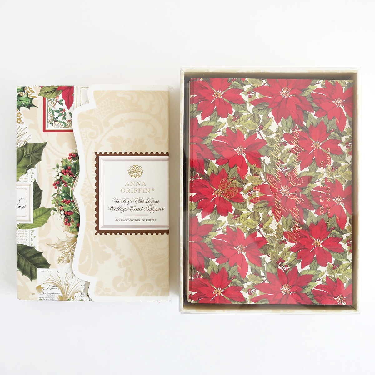 Poinsettia gift box set.
