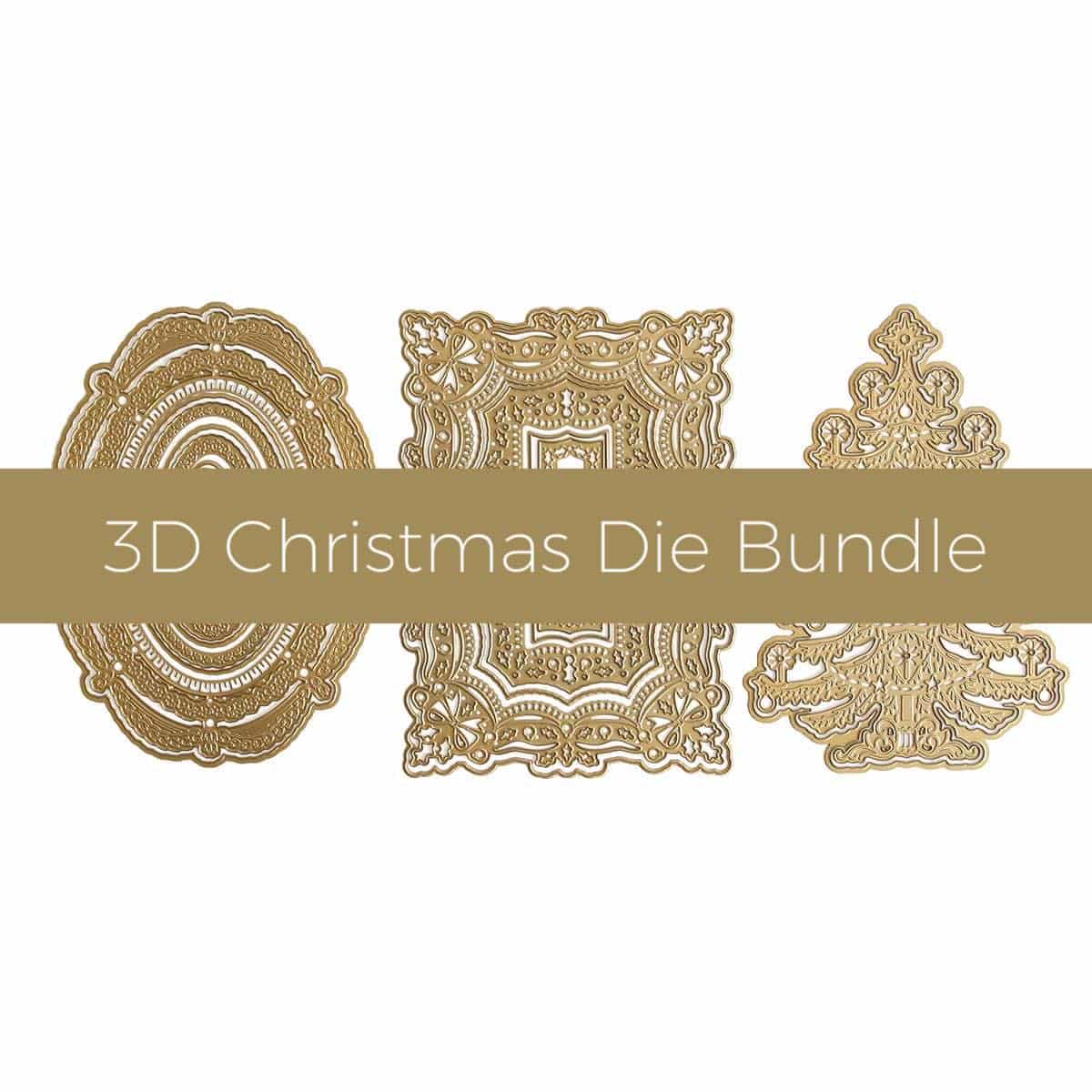 3d christmas die bundle.